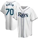 Tampa Bay Rays ＃70 Trevor Martin Men's Replica Home Jersey - White
