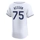 Tampa Bay Rays ＃75 Dominic Keegan Men's Elite Home Jersey - White