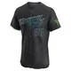 Tampa Bay Rays ＃80 Phoenix Sanders Men's Elite 2024 City Connect Jersey - Charcoal