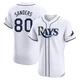 Tampa Bay Rays ＃80 Phoenix Sanders Men's Elite Home Jersey - White