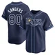 Tampa Bay Rays ＃80 Phoenix Sanders Men's Limited Away Jersey - Navy