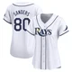 Tampa Bay Rays ＃80 Phoenix Sanders Women's Limited Home Jersey - White
