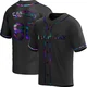 Tampa Bay Rays ＃80 Phoenix Sanders Youth Replica Holographic Alternate Jersey - Black
