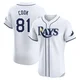 Tampa Bay Rays ＃81 Alexander Cook Men's Elite Home Jersey - White