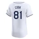 Tampa Bay Rays ＃81 Alexander Cook Men's Elite Home Jersey - White