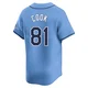 Tampa Bay Rays ＃81 Alexander Cook Men's Limited Alternate Jersey - Light Blue