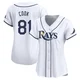 Tampa Bay Rays ＃81 Alexander Cook Women's Limited Home Jersey - White