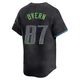 Tampa Bay Rays ＃87 Austin Overn Men's Limited 2024 City Connect Jersey - Charcoal