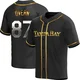 Tampa Bay Rays ＃87 Austin Overn Youth Replica Black en Alternate Jersey - Gold
