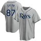 Tampa Bay Rays ＃87 Austin Overn Youth Replica Road Jersey - Gray