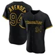Tampa Bay Rays ＃94 Nathan Lavender Men's Authentic Snake Skin City Jersey - Black