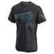 Tampa Bay Rays ＃94 Nathan Lavender Men's Elite 2024 City Connect Jersey - Charcoal