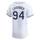 Tampa Bay Rays ＃94 Nathan Lavender Men's Elite Home Jersey - White