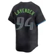 Tampa Bay Rays ＃94 Nathan Lavender Men's Limited 2024 City Connect Jersey - Charcoal