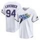 Tampa Bay Rays ＃94 Nathan Lavender Men's Limited Throwback Cooperstown Jersey - White
