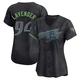 Tampa Bay Rays ＃94 Nathan Lavender Women's Limited 2024 City Connect Jersey - Charcoal
