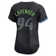Tampa Bay Rays ＃94 Nathan Lavender Women's Limited 2024 City Connect Jersey - Charcoal