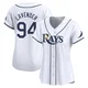 Tampa Bay Rays ＃94 Nathan Lavender Women's Limited Home Jersey - White